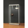 Prachotěsná skleněná vitrína 1000x1972x400 mm, LED osvětlení