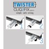 Perlonové lanko s kotvou Twister CLIQ2FIX, 2,5 metru AR.060.038 09.13250