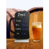Křídový menu stojánek Silhouette s piktogramem "pivo" FBTA-BEER