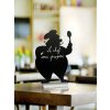 Křídový menu stojánek Silhouette s piktogramem "šéfkuchař" FBTA-CHEF