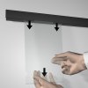Nástěnná lišta Smart Pocket Rail na fotografie, bílá přetíratelná, délka 200 cm 05.60200