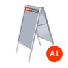 ZPA1G25 Interiérové reklamní áčko A1, ostrý roh, profil 25mm