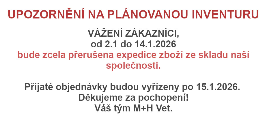 přerušení expedice: 2.1.-14.1.2026