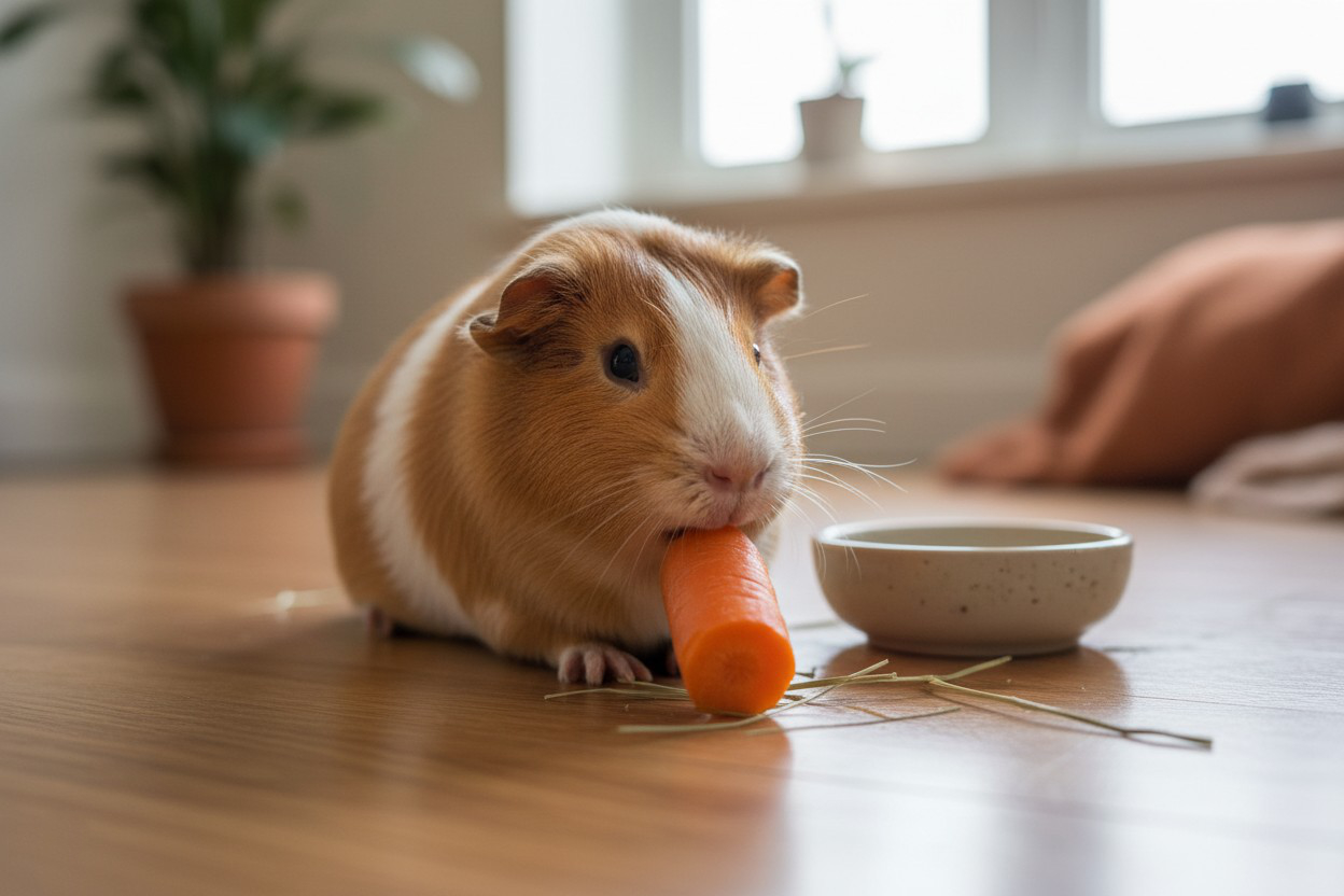 Morče a krmivo Trovet Plus Guinea Pig