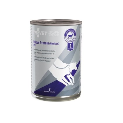 Konzerva TROVET UNIQUE PROTEIN (VENISON) UPV  peskočka ven