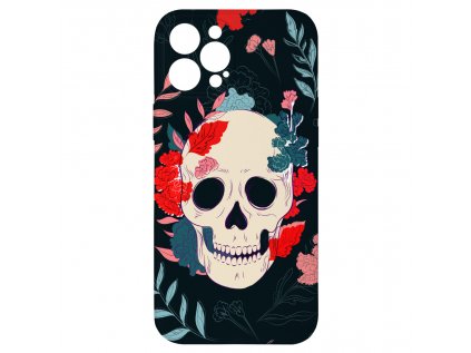 Lebka s květy pro iPhone 12 Pro Maxlebka1