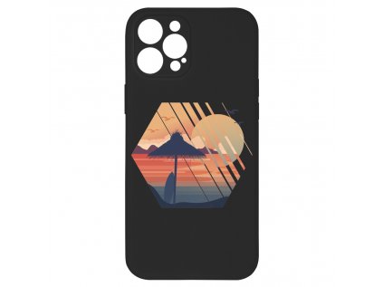 Západ slunce černý pro iPhone 12 Prok29blk