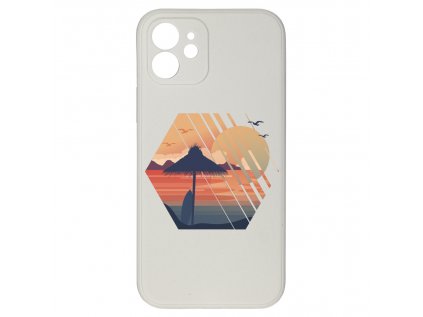 Západ slunce bílý pro iPhone 11k29