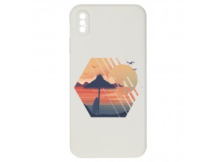 Západ slunce bílý pro iPhone XS Maxk29wht