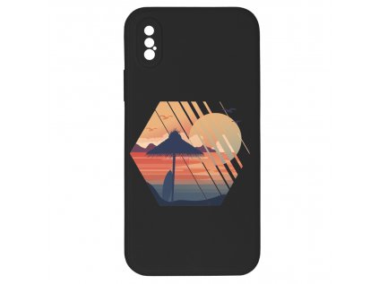 Západ slunce černý pro iPhone X/XSk29blk
