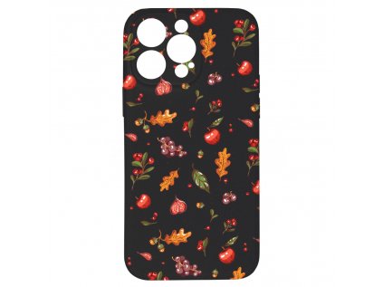 Podzimní nadílka černý pro iPhone 14 Pro Max
