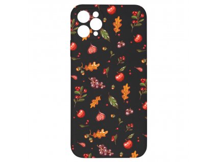 Podzimní nadílka černý pro iPhone 11 Pro Maxk52