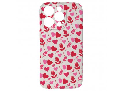 Srdce a růže pro iPhone 14 Prov02