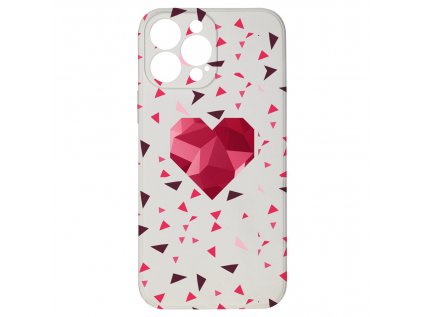 Srdce s trojůhelníky pro iPhone 13 Pro Maxv03