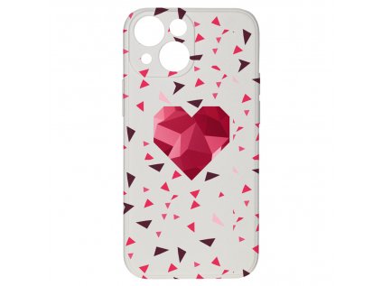 Srdce s trojůhelníky pro iPhone 13 Miniv03