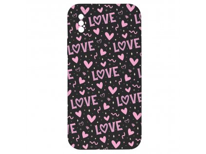 Love černý pro iPhone X/XSc01blk