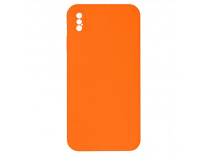 Jednobarevný kryt oranžový na iPhone XS MaxXS Max ORANZOVA