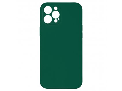Jednobarevný kryt tmavě zelený na iPhone 12 Pro Max12PRO Max TMAVEZELENA