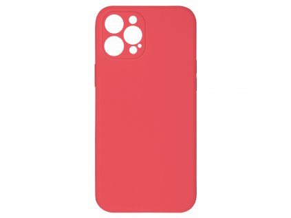 Jednobarevný kryt jahodový na iPhone 12 Pro Max12PRO Max JAHODOVA