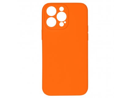 Jednobarevný kryt oranžový na iPhone 14 Pro Max14PRO Max ORANZOVA