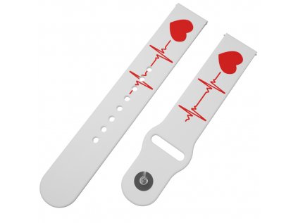 EKG řemínek 22 mmEKG řemínek 22 mm0191 K54 WHT A