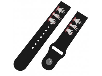 RUCE ZE ZÁHROBÍ řemínek 20 mm0007 K68 BLK A