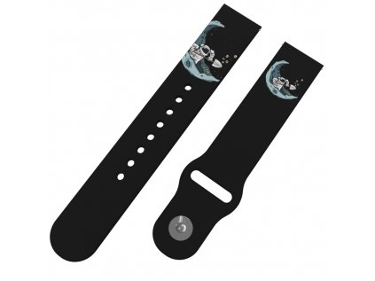 TĚŽBA BITCOINU řemínek 22 mm0083 K52 BLK A