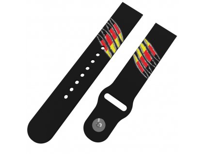 NĚMECKÁ VLAJKA řemínek 22 mm6131 BLK D 0035 F44 BLK A