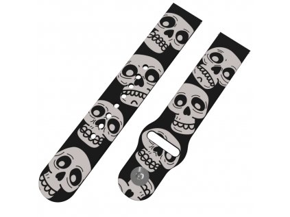 LEBKY řemínek 22 mm6131 BLK D 0135 F16 BLK A
