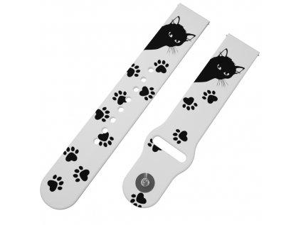 KOČIČÁK řemínek 20 mm0003 F73 WHT A