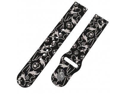 UNICORN BLACK řemínek 20 mm0015 Q01 BLK A