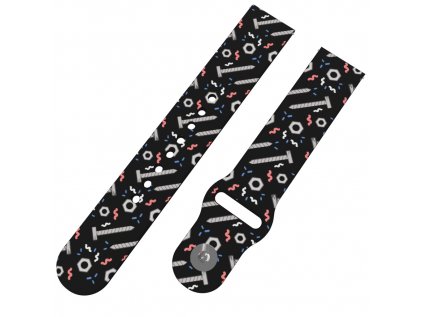 ŠROUBY řemínek 22 mm0003 Z18 BLK A