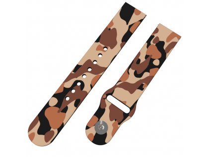 MASKÁČ HNĚDÝ řemínek 22 mm0027 Z107 BLK A