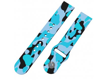 MASKÁČ MODRÝ řemínek 22 mm0019 Z108 BLK A