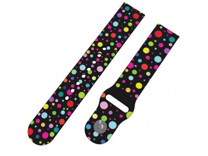 PUNTÍKY řemínek 20 mm0043 M04 BLK A