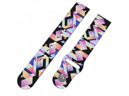 INDIÁNSKÝ VZOR řemínek 22 mmINDIÁNSKÝ VZOR řemínek 22 mm0271 Z44 BLK A