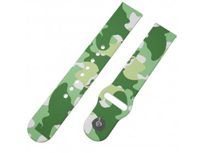 MASKÁČ ZELENÝ řemínek 22 mm0195 Z32 WHT A
