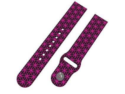GEOMETRIE FIALOVÁ řemínek 22 mm6131 BLK D 0175 F06 BLK A