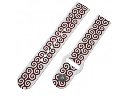 SPIRÁLY řemínek 22 mm0311 K10 WHT A