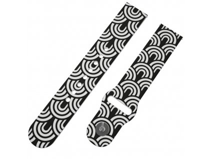 PŮLKROUŽKY řemínek 20 mm0327 K04 WHT A