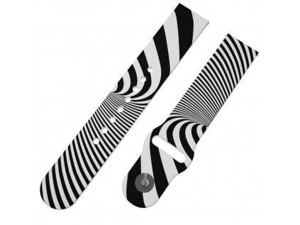 PSYCHEDELIC ART řemínek 22 mm0067 Z77 WHT A