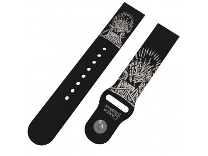 GOT 9 - ŽELEZNÝ TRŮN řemínek 22 mm0107 G61 BLK A