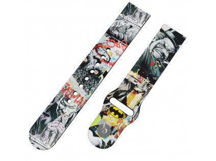 BATMAN 31 - BATMAN, JOKER A PENGUIN řemínek 20 mm0203 G08 BLK A