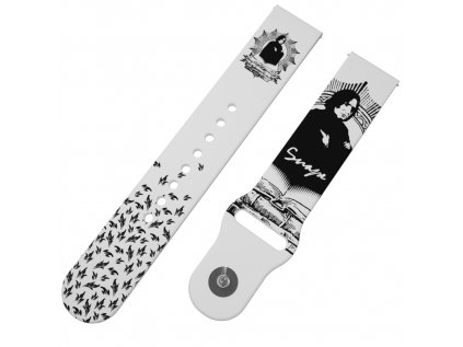 HARRY POTTER - SEVERUS SNAPE řemínek 20 mm0027 W118 WHT A
