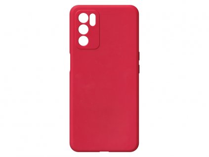 Jednobarevný kryt červený na Oppo A16SOPPO A16 S red