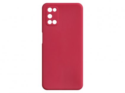 Jednobarevný kryt červený na Oppo A52OPPO A52 red