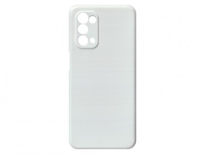 Jednobarevný kryt bílý na Oppo A74 5GOPPO A74 5G white