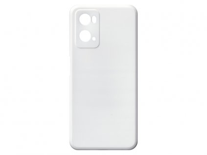 Jednobarevný kryt bílý na Oppo A76 4GOPPO A76 4G white