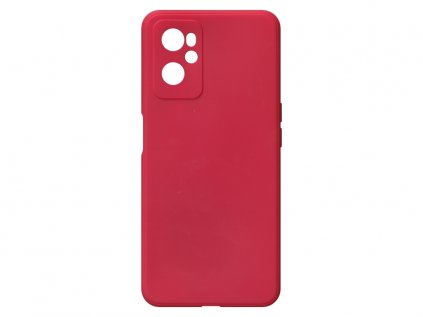 Jednobarevný kryt červený na Oppo A96 4GOPPO A96 4G red