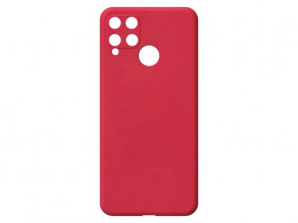 Jednobarevný kryt červený na Oppo Realme C15OPPO REALME C15 red